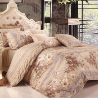 Роксана персик КПБ сатин Евро 4н Sofi de Marko Bedding Sets