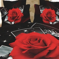 Серена (черная) КПБ сатин Евро 4н Sofi de Marko Bedding Sets