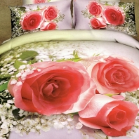 Розалина КПБ сатин Евро 4н Sofi de Marko Bedding Sets