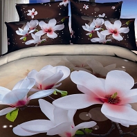 Ночная кувшинка КПБ сатин Евро 4н Sofi de Marko Bedding Sets