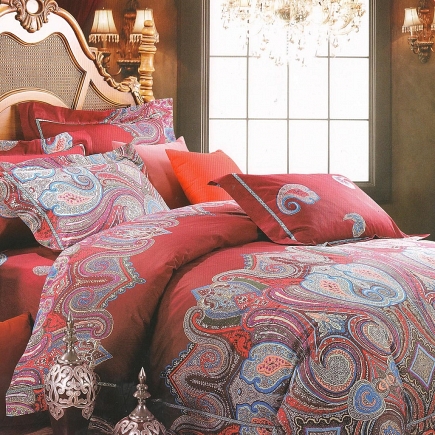 Клиффорд КПБ сатин Евро 4н Sofi de Marko Bedding Sets Евро-3157