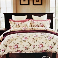 Селия (розовая) КПБ сатин Евро 4н Sofi de Marko Bedding Sets