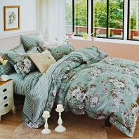 Бриджит (изумруд) КПБ сатин Евро 4н Sofi de Marko Bedding Sets