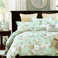 Гарсия (изумруд) КПБ сатин Евро 4н Sofi de Marko Bedding Sets
