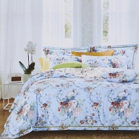 Андрамеда (голуб) КПБ сатин Евро 4н Sofi de Marko Bedding Sets