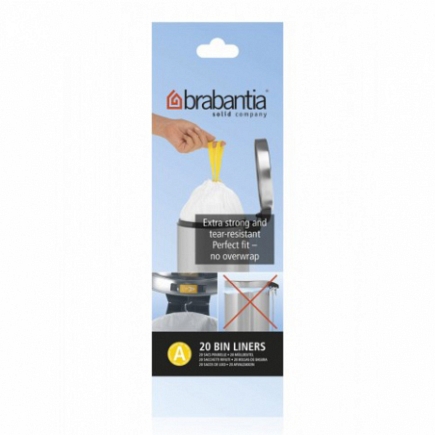 Пакет пластиковый Brabantia Bin Liners 3л 20шт 311727