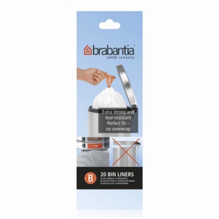 Пакет пластиковый Brabantia Bin Liners 5л 20шт 311741