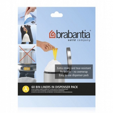 Пакет пластиковый Brabantia Bin Liners 3л 60шт 348983