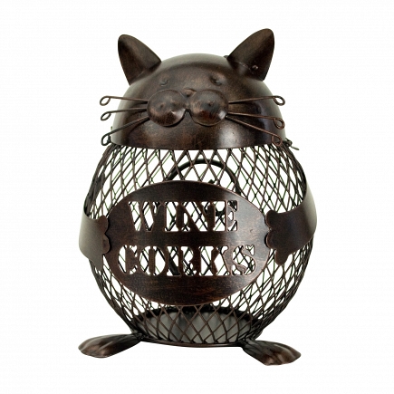 Декоративная емкость для винных пробок/мелочей Boston Warehouse Kitchen Cat 52236