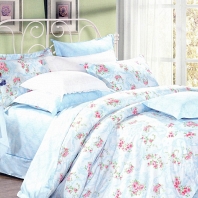 Селеста (голуб) КПБ сатин 7Е Sofi de Marko Bedding Sets