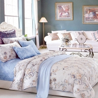 Милагра (голубая) КПБ сатин 7Е Sofi de Marko Bedding Sets