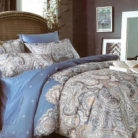 Морфей (синий) КПБ сатин 7Е Sofi de Marko Bedding Sets