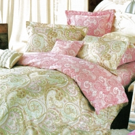 Инесса (розовая) КПБ сатин 7E Sofi de Marko Bedding Sets