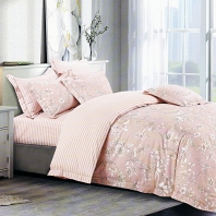 Эстер (розовая) КПБ сатин 7Е Sofi de Marko Bedding Sets