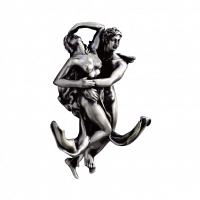 Крючок двойной Art&Max Romantic Серебро