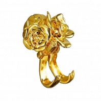 Крючок двойной Art&Max Rose Золото