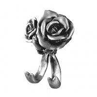 Крючок двойной Art&Max Rose Серебро