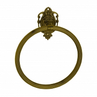 Полотенцедержатель кольцо Art&Max Impero Бронза