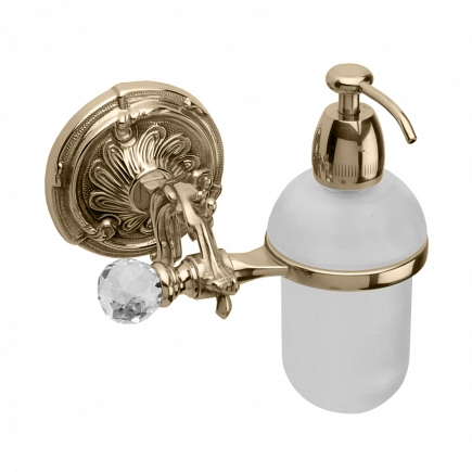 Дозатор для мыла подвесной Art&Max Barocco Crystal Бронза AM-1788-Br-C