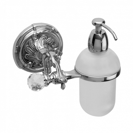 Дозатор для мыла подвесной Art&Max Barocco Crystal Хром AM-1788-Cr-C