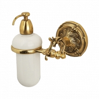 Дозатор для мыла подвесной Art&Max Barocco Античное золото