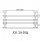 Двойной полотенцедержатель Art&Max Antic 65,5см AM-E-2648Q