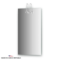 Зеркало со светильниками Ellux Cristal 40х75см
