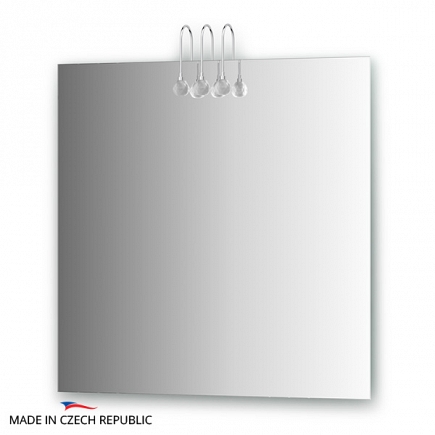 Зеркало со светильниками Ellux Cristal 75х75см CRY-A3 0210