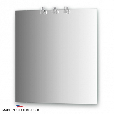 Зеркало со светильниками Ellux Cristal 70х75см CRY-B3 0209