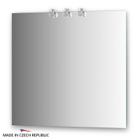 Зеркало со светильниками Ellux Cristal 80х75см
