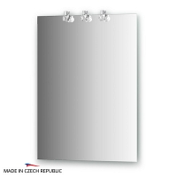 Зеркало со светильниками Ellux Cristal 55х75см