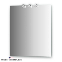 Зеркало со светильниками Ellux Cristal 65х75см