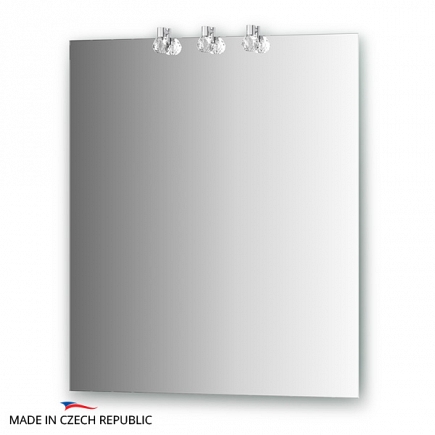 Зеркало со светильниками Ellux Cristal 65х75см CRY-D3 0208