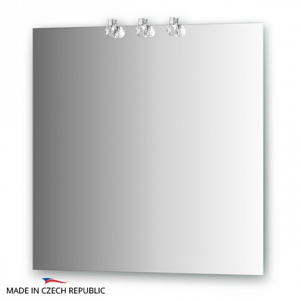 Зеркало со светильниками Ellux Cristal 75х75см CRY-D3 0210
