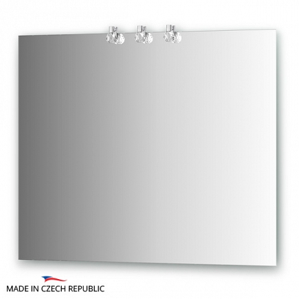 Зеркало со светильниками Ellux Cristal 90х75см CRY-D3 0212