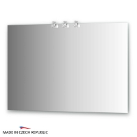Зеркало со светильниками Ellux Cristal 110х75см