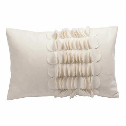 Подушка с объемным узором Giselle White DG Home Pillows DG-D-397