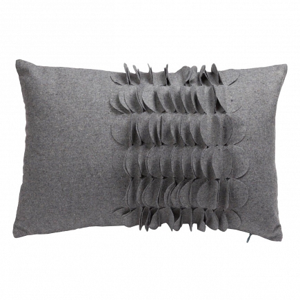Подушка с объемным узором Giselle Gray DG Home Pillows DG-D-398