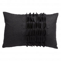 Подушка с объемным узором Giselle Dark Gray DG Home Pillows