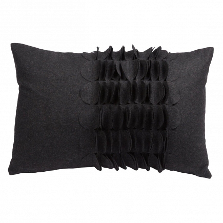 Подушка с объемным узором Giselle Dark Gray DG Home Pillows DG-D-399