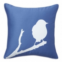 Подушка с принтом Lone Bird Diamond-Blue DG Home Pillows