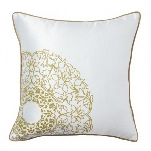 Подушка с принтом Flower Weaving White DG Home Pillows DG-D-PL19W