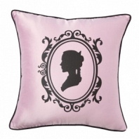 Подушка с принтом Ladies' Profile Pink DG Home Pillows