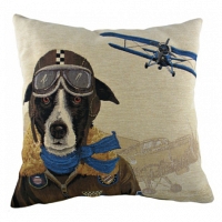 Подушка с принтом Doggie Fighters Blue DG Home Pillows