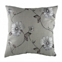 Подушка с орнаментом Gray  Flowers DG Home Pillows