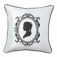 Подушка с принтом Ladies' Profile White DG Home Pillows
