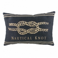 Подушка с надписью Nautical Knot Denim DG Home Pillows