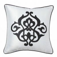 Подушка с принтом  Fleur de Lys White I DG Home Pillows