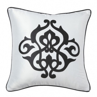 Подушка с принтом  Fleur de Lys White I DG Home Pillows DG-D-PL30W
