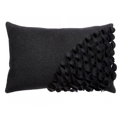 Подушка с объемным узором Alicia Dark Gray DG Home Pillows DG-D-PL402